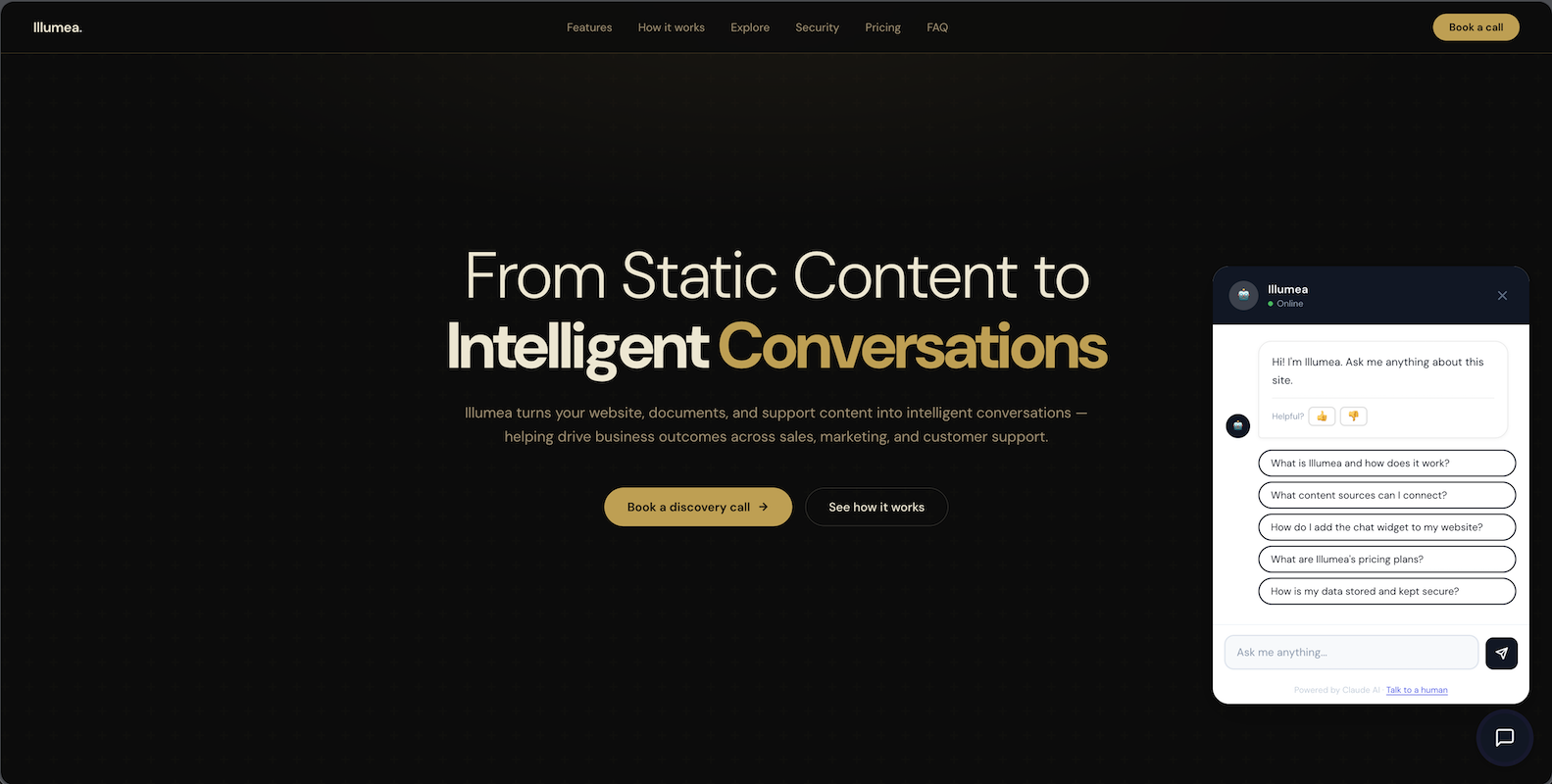 Illumea™ — Conversational assistant